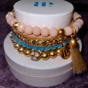 BOMB PARTY  WARM FROM THE SUN STACKABLE BRACELET SET